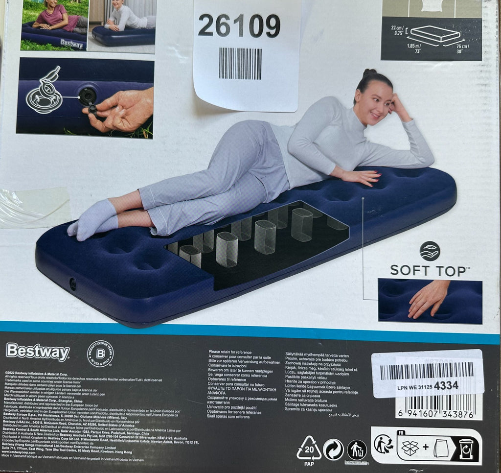 Bestway Comfort Quest Flocked Air Bed
