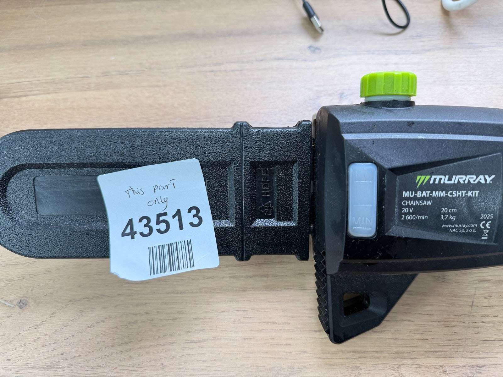 Murray Chainsaw MU-BAT-MM-CSHT-KIT-Part available only that is shown in picture