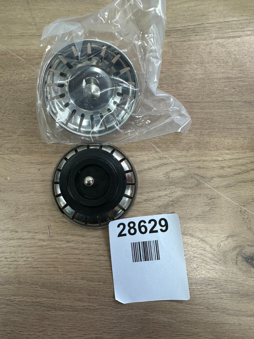Ibergrif 2pc Kitchen Sink Plug Strainer Stainless Steel Universal M34351-2