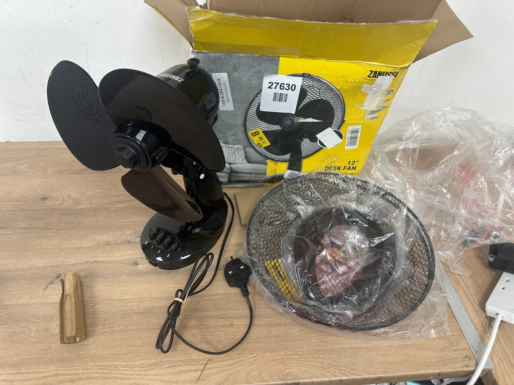 Zanussi 12 Inch, Portable Desk Fan