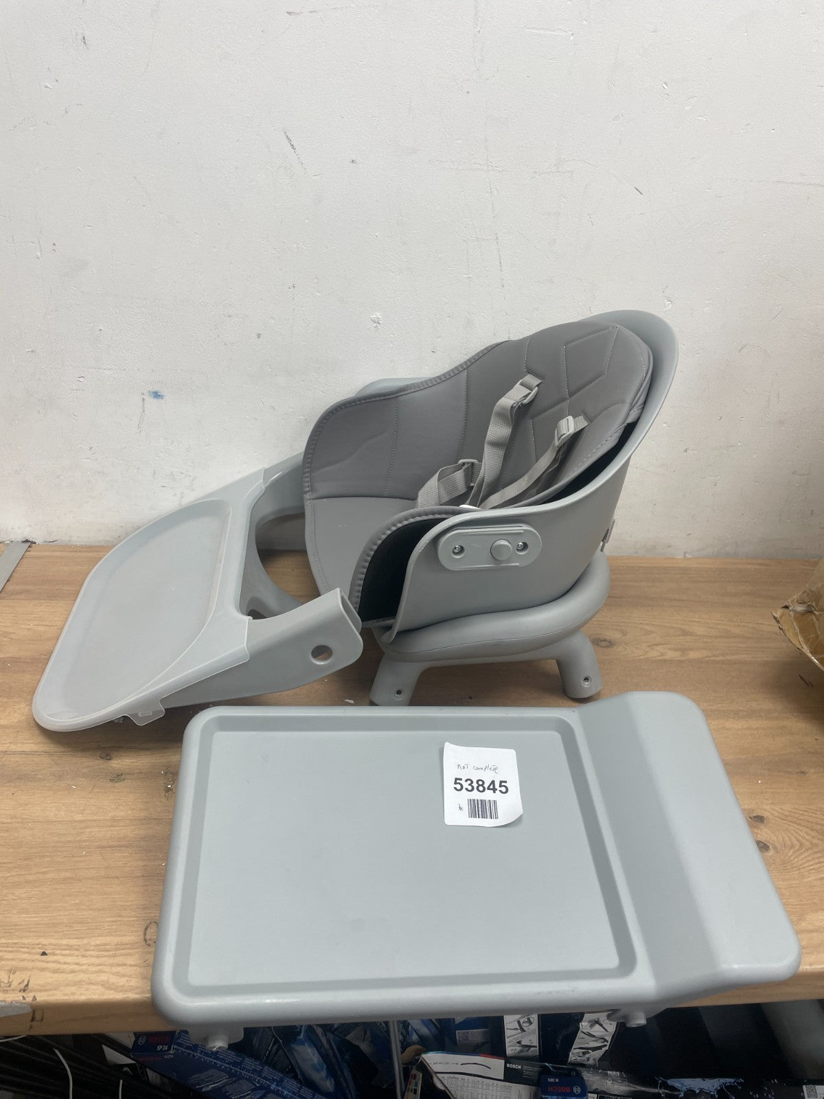 Portable high chair can be use on dinning chair