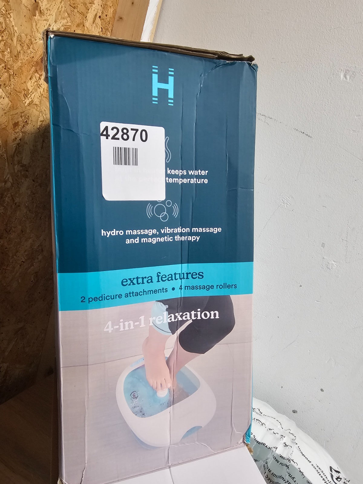 HoMedics Luxury Foot Spa with Heater