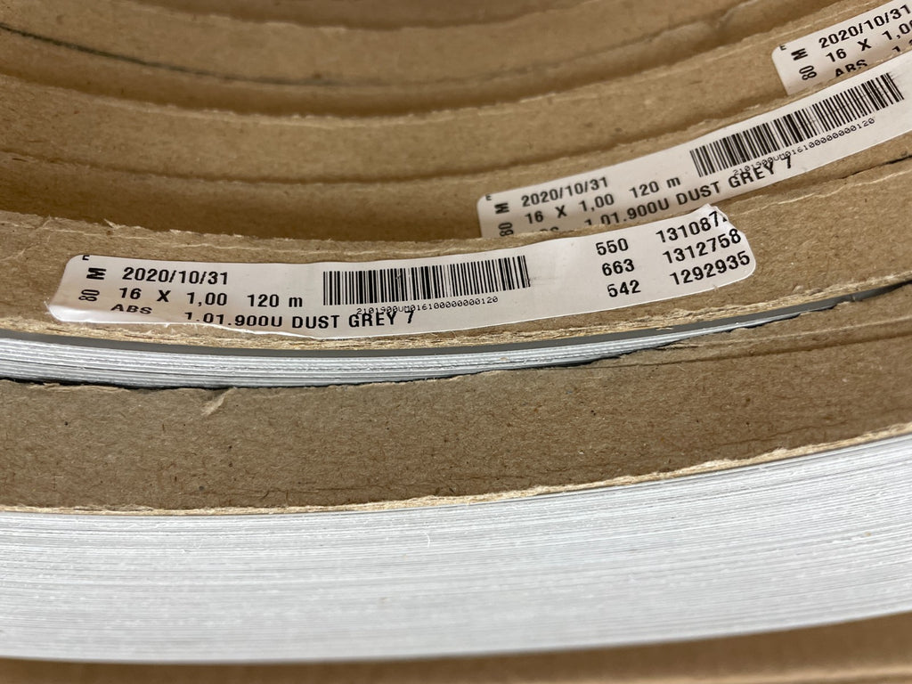 Proadec pvc edge banding strip roll of 120M width 16mm