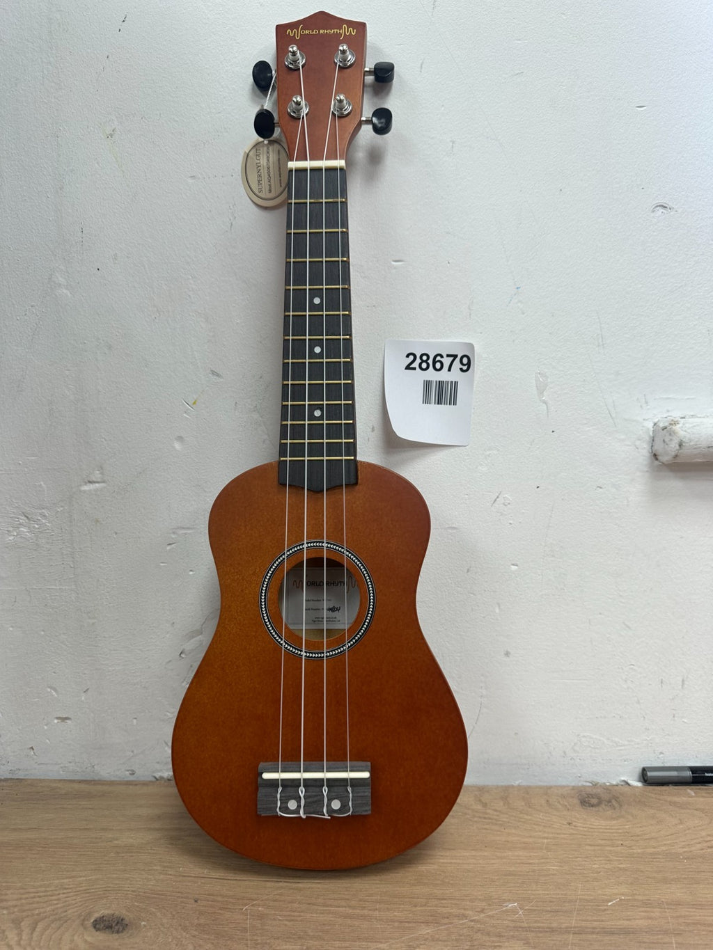 Soprano Ukulele - Beginner Soprano Uke in Natural Finish with Gig Bag, Spare Uku
