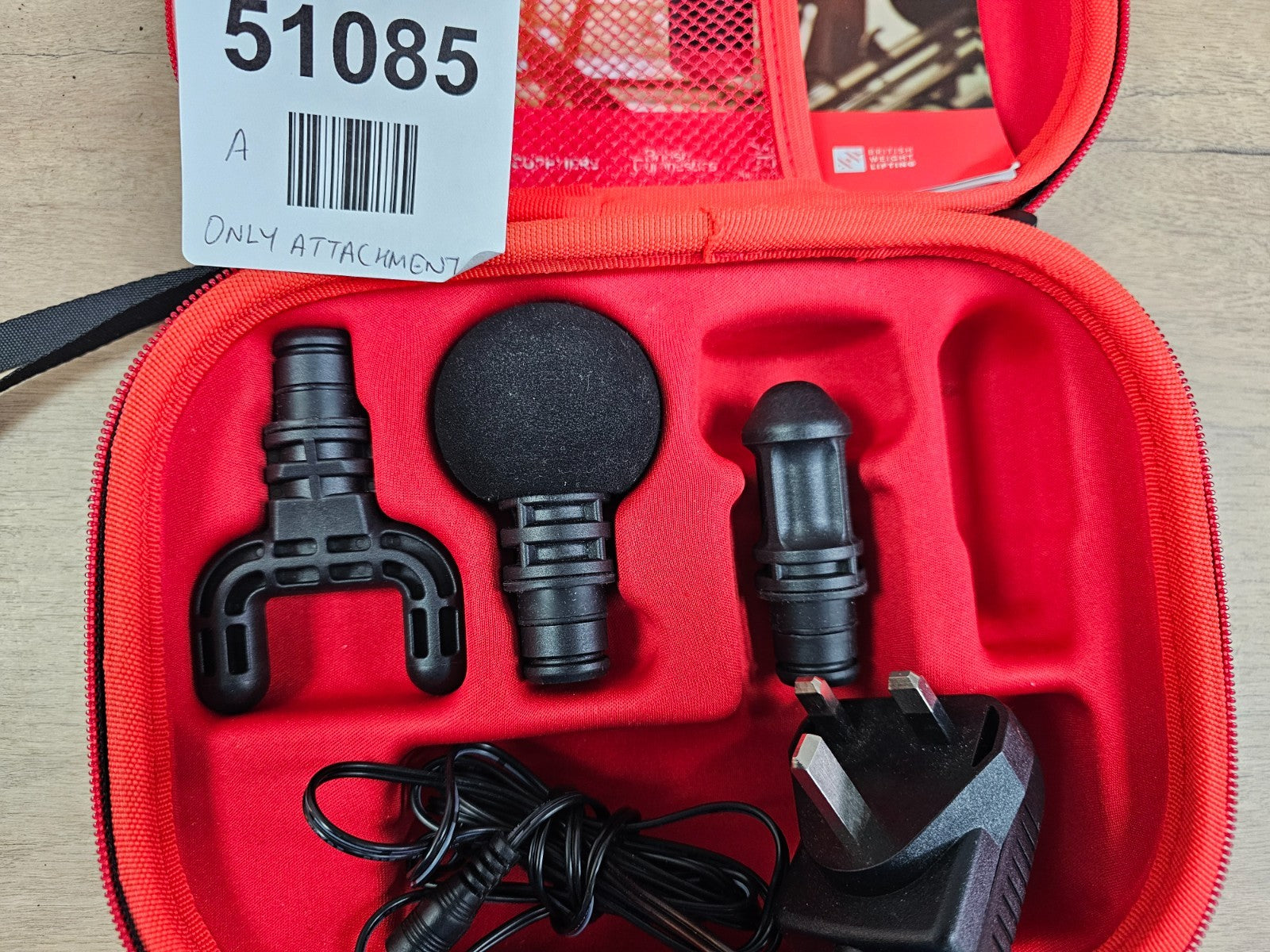 Pulseroll Ignite Mini Massage Gun- Only attachments — Used (photo 2)