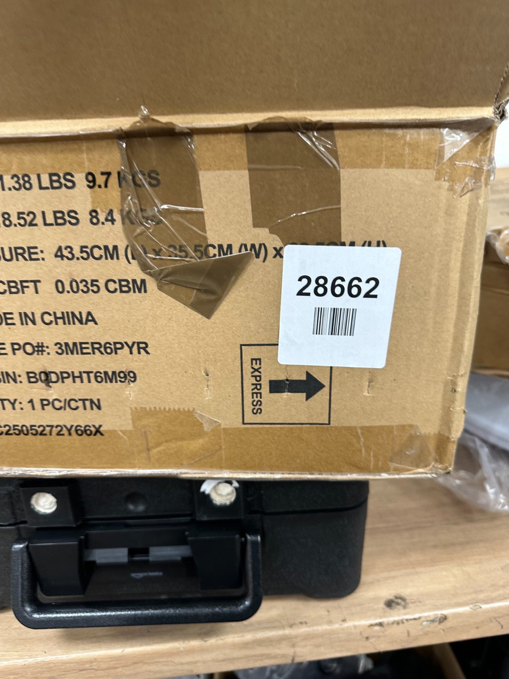 Amazon Basics Fire Chest with Mechanical Key