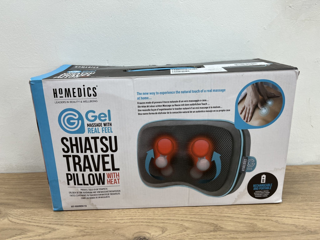 HoMedics Gel Shiatsu Travel Pillow - Massage Pillow- Missing car adaptor — New (other) (photo 3)