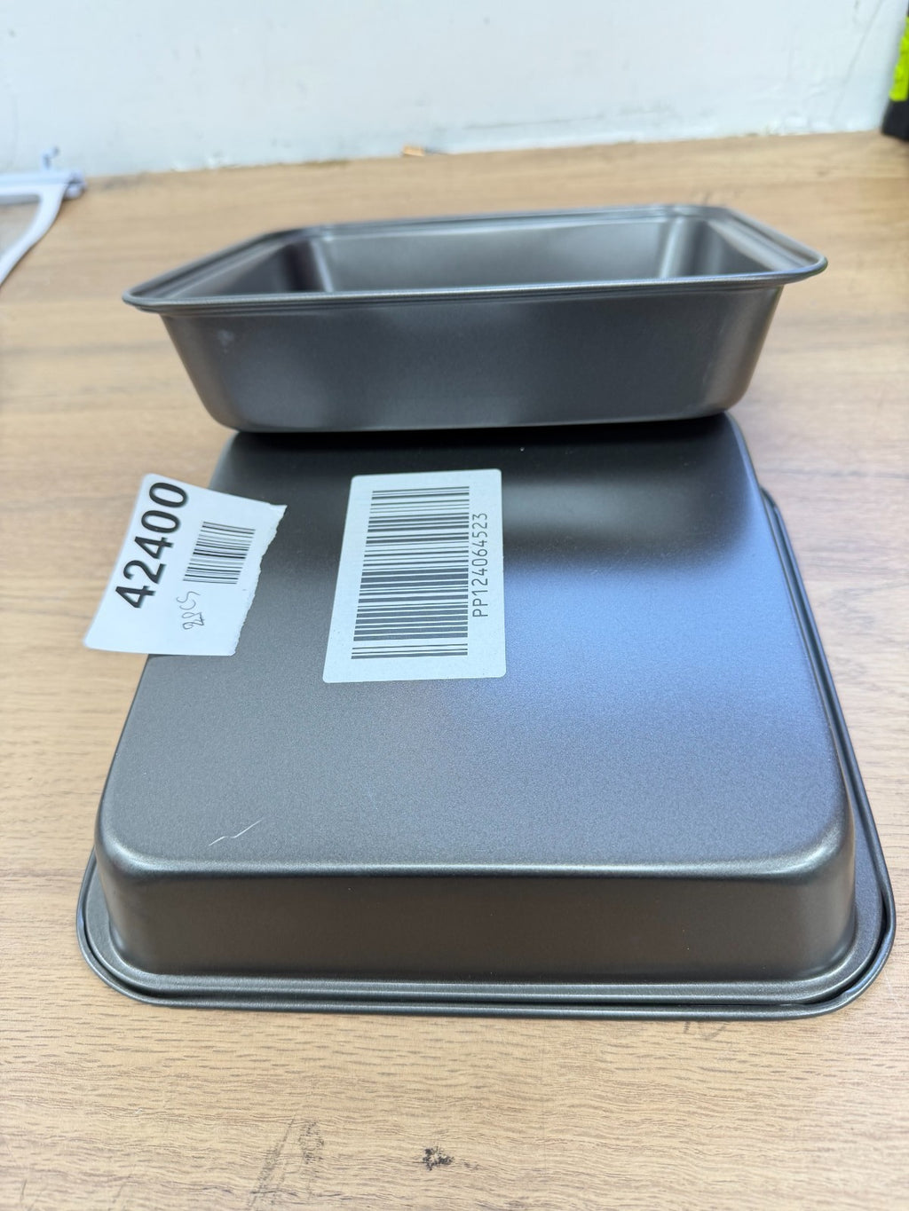 2x Chef Aid Non-Stick Bakeware Baking Oven Square Brownie Pan Dish Tin Tray