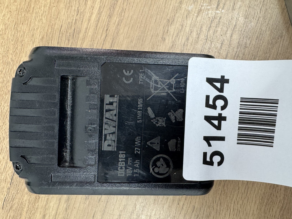 DEWALT DCB181 18V 1.5AH XR LI-ION BATTERY