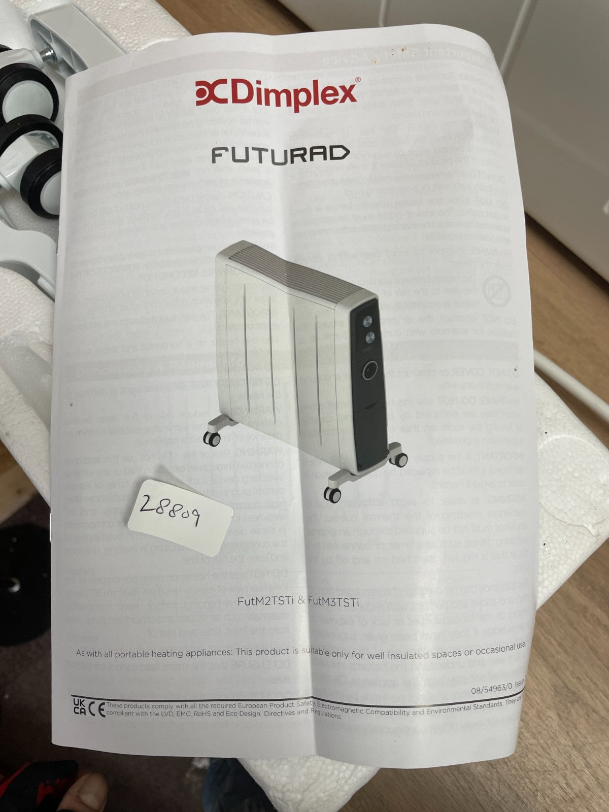 Dimplex FutuRad 3kW Oil Free Radiator w/ 24hr Mechanical Timer FUTM3TSTI Heater