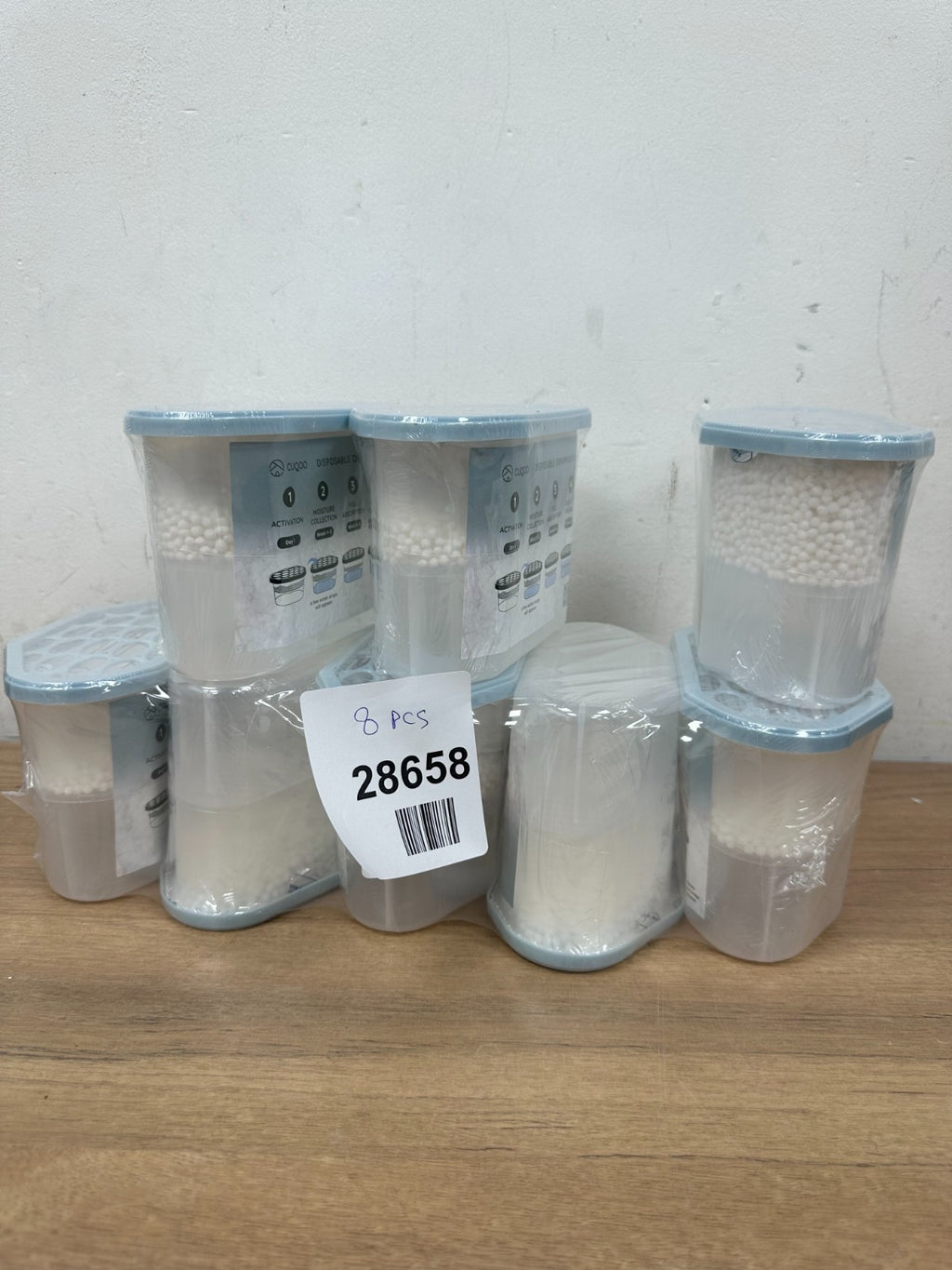 CUQOO Disposable Moisture Dehumidifier Interior Damp Absorber For Home 8 pieces