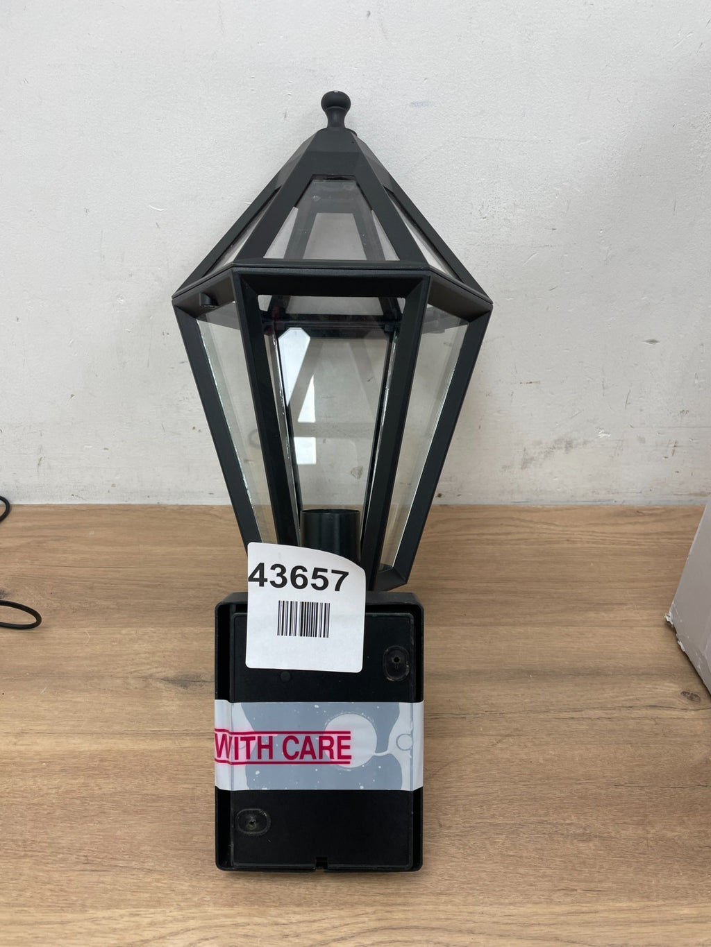 GoodHome Radley Fixed Matt Black Mains-powered Outdoor Up Wall light — New (other) (photo 2)