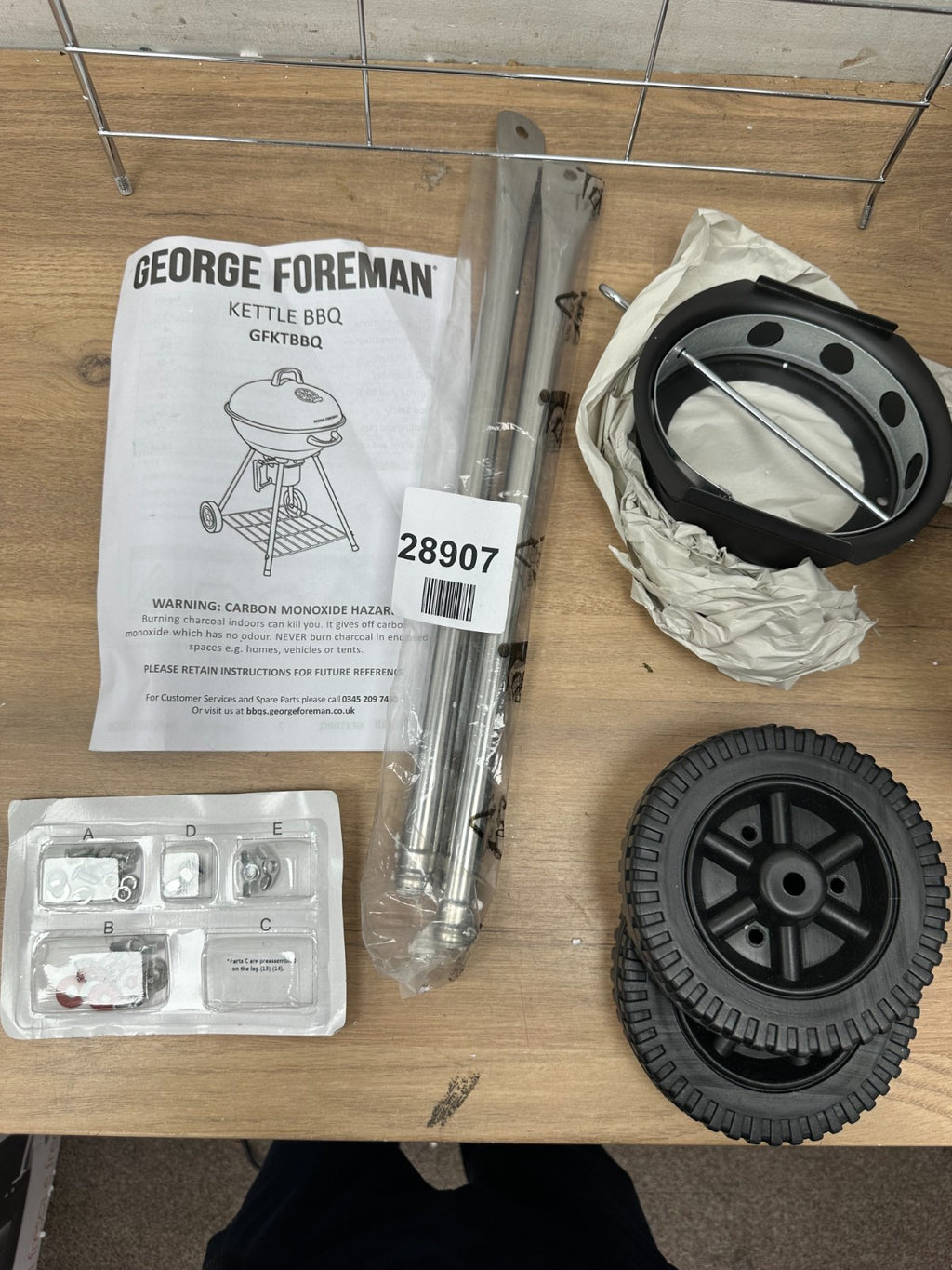 George Foreman GFKTBBQ Kettle Barbeque — New (other) (photo 7)
