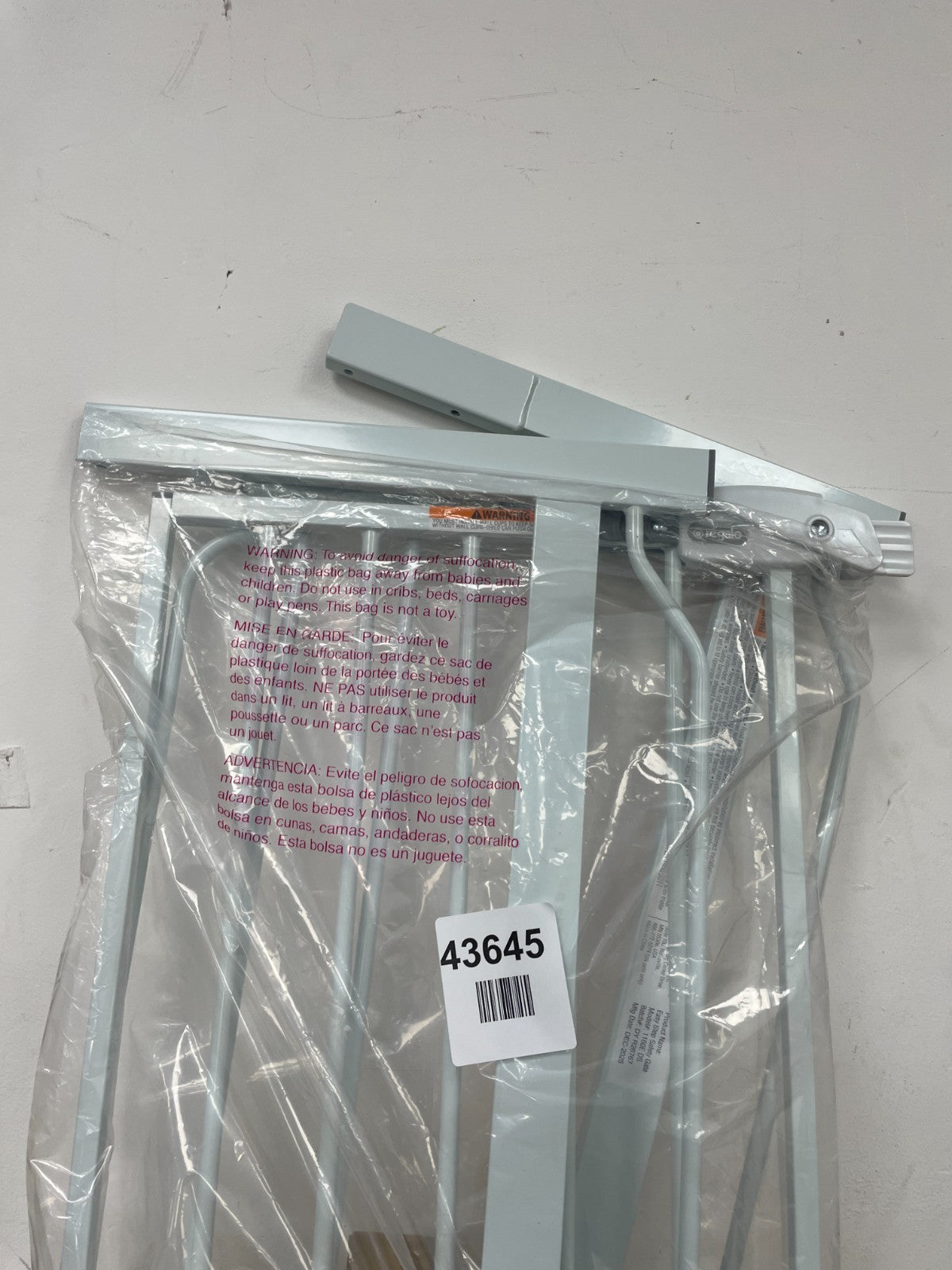 REGALO EASY STEP SAFETY GATE METAL WALK-THROUGH MODEL 1160E DS WHITE — New (other) (photo 3)