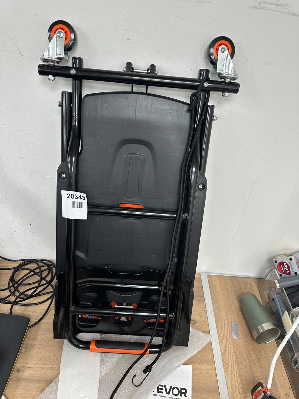 VEVOR 2-in-1 Aluminum Hand Truck - 300 lbs Capacity Convertible Platform Cart an