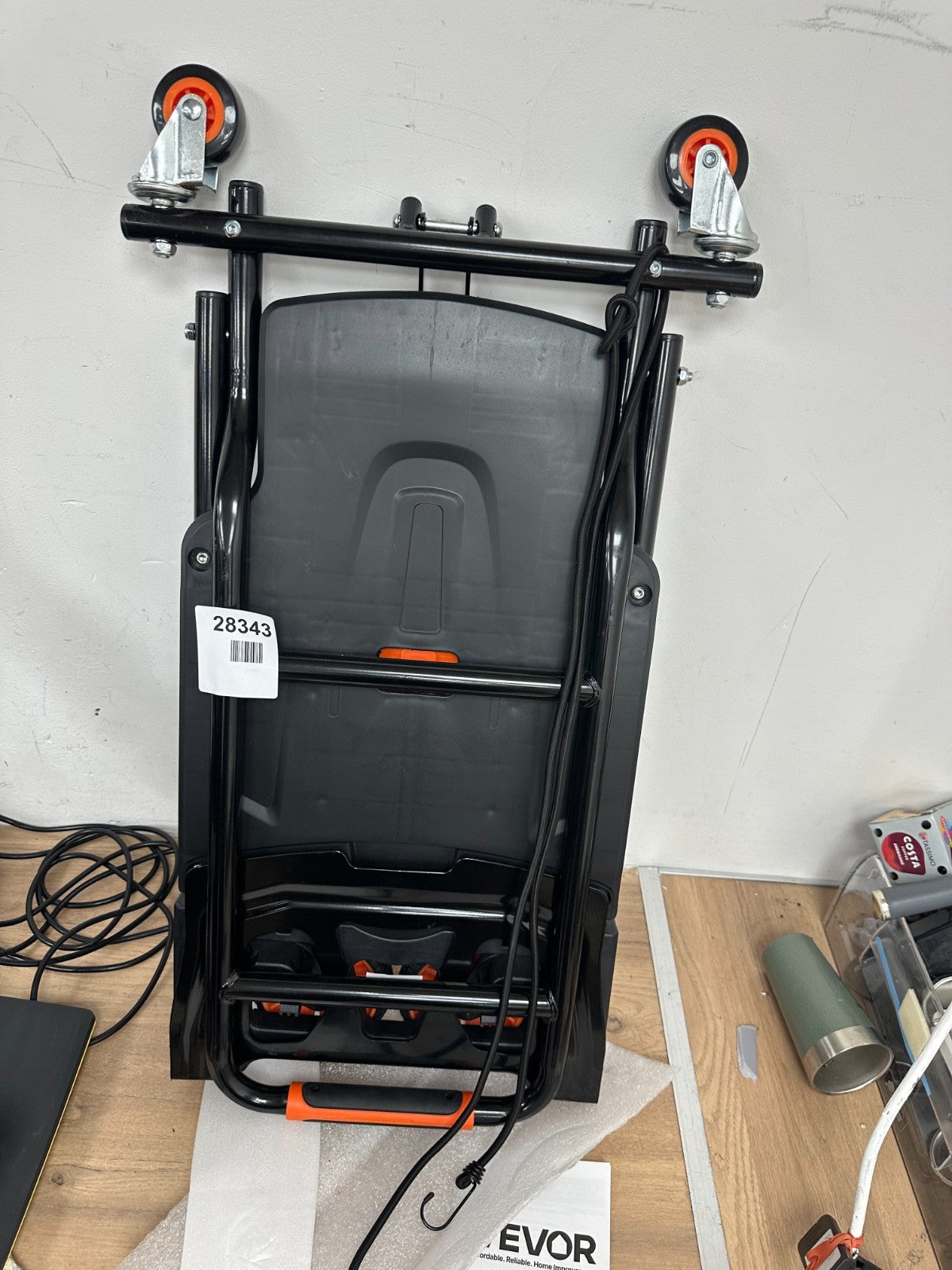 VEVOR 2-in-1 Aluminum Hand Truck - 300 lbs Capacity Convertible Platform Cart an