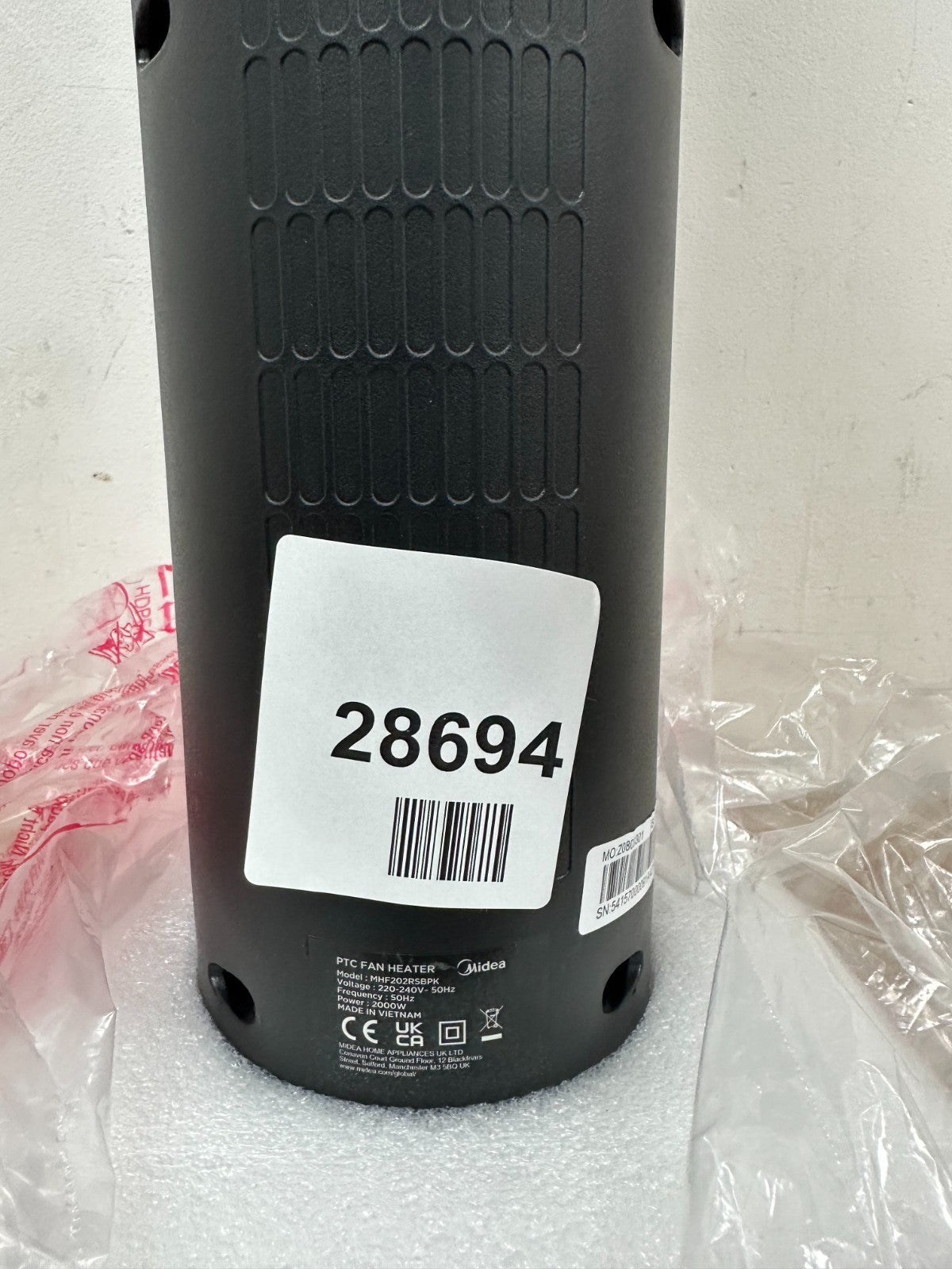 Midea Ceramic Tower Heater with Thermostat, Remote Control