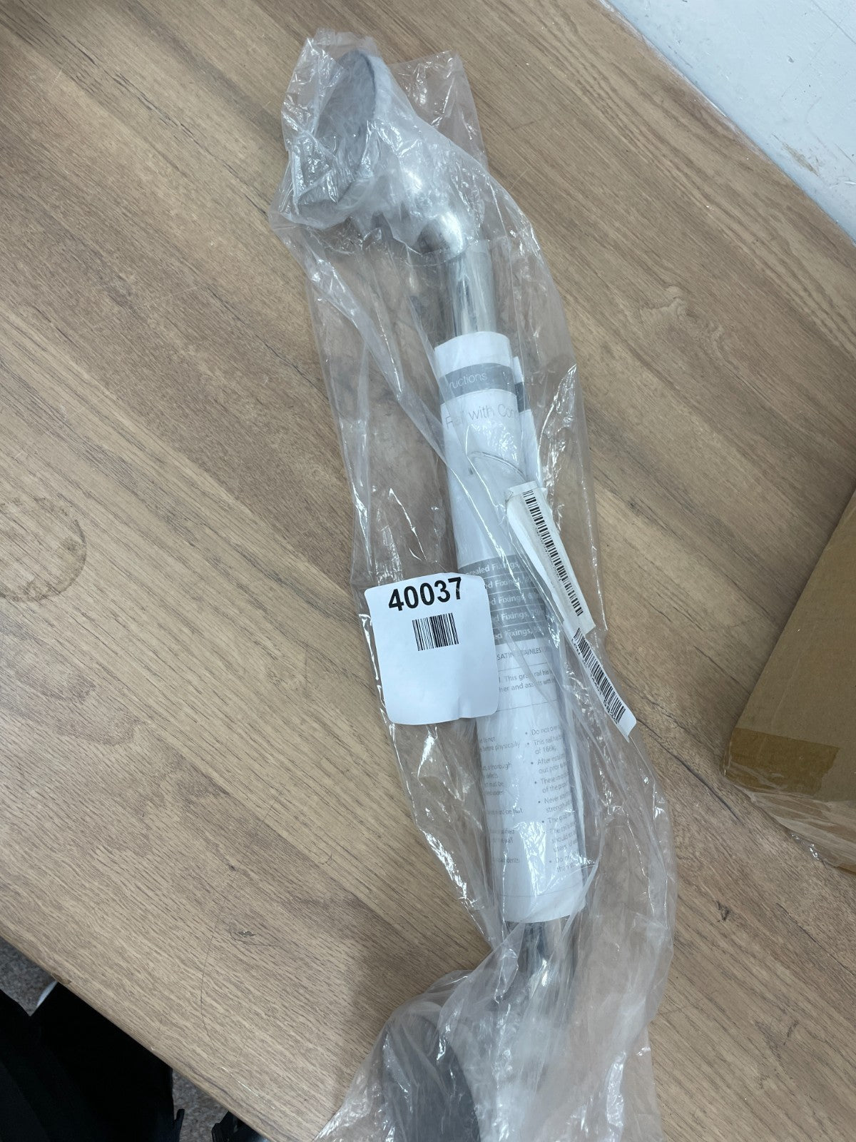 NRS Healthcare F19467 Plastic Fluted Grab Rail - White