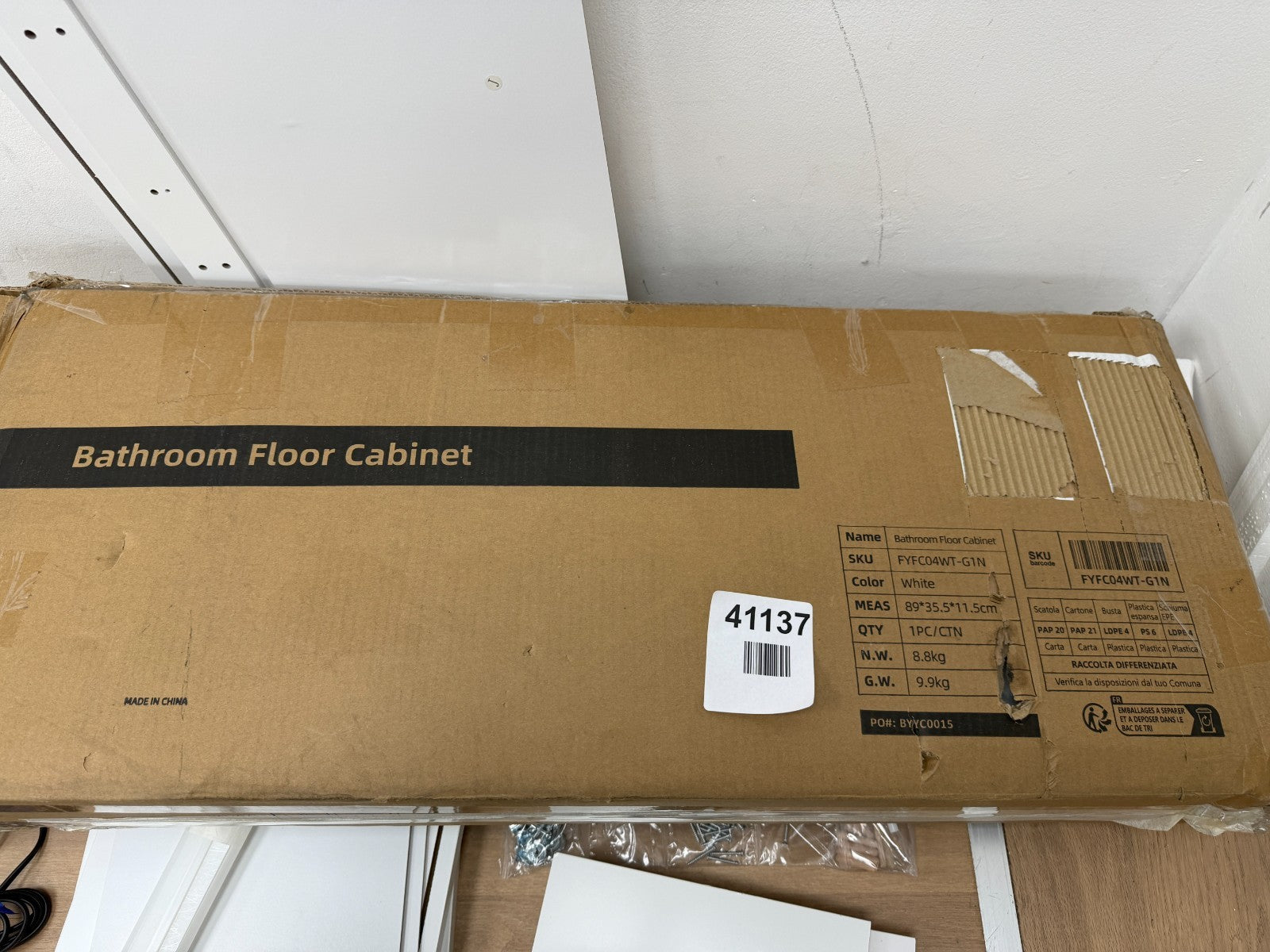 Bathroom floor cabinet FYFC04WT