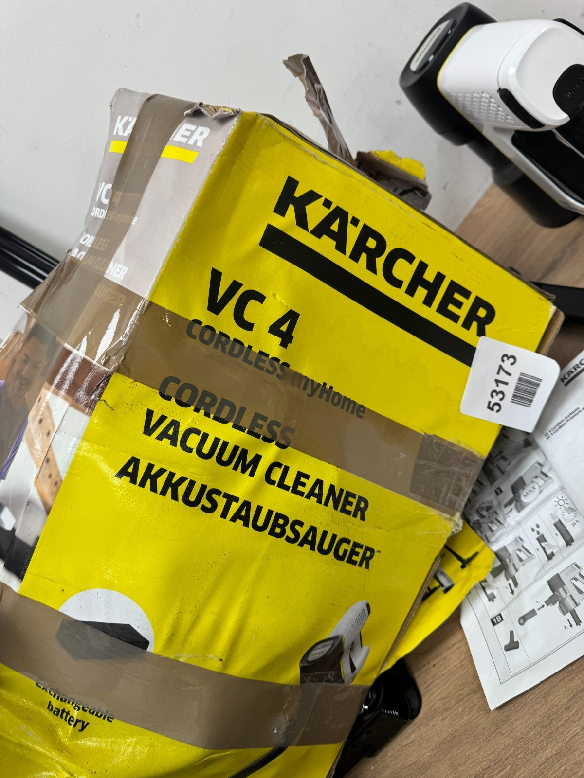 Karcher VC4 Cordless Stick Vacuum