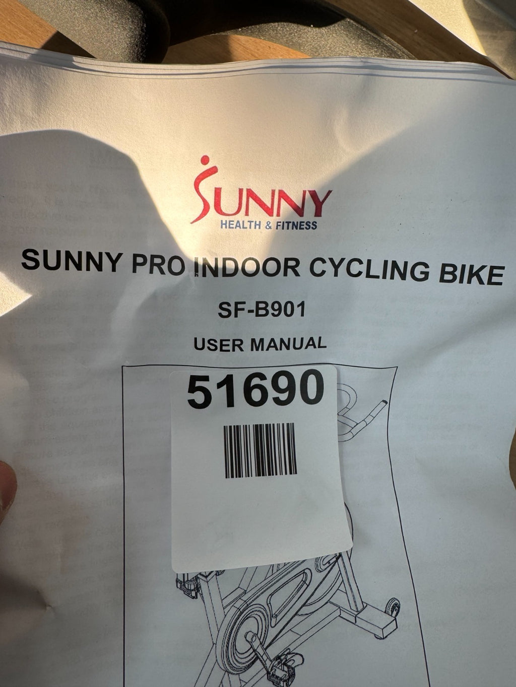 Sunny Pro Indoor Cycling Exercise Bike SF-B901