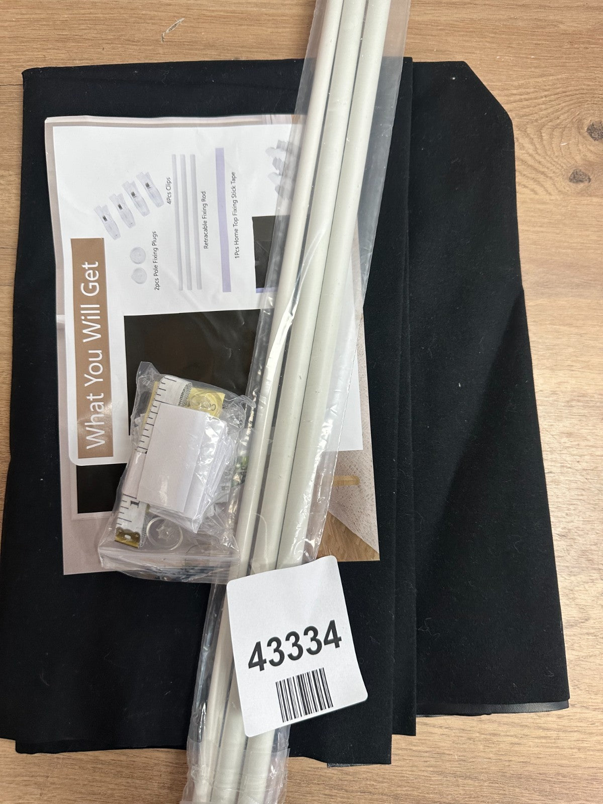 Black Maritown Blackout Roller Blinds Stick on Blinds Window Roller No Drilling