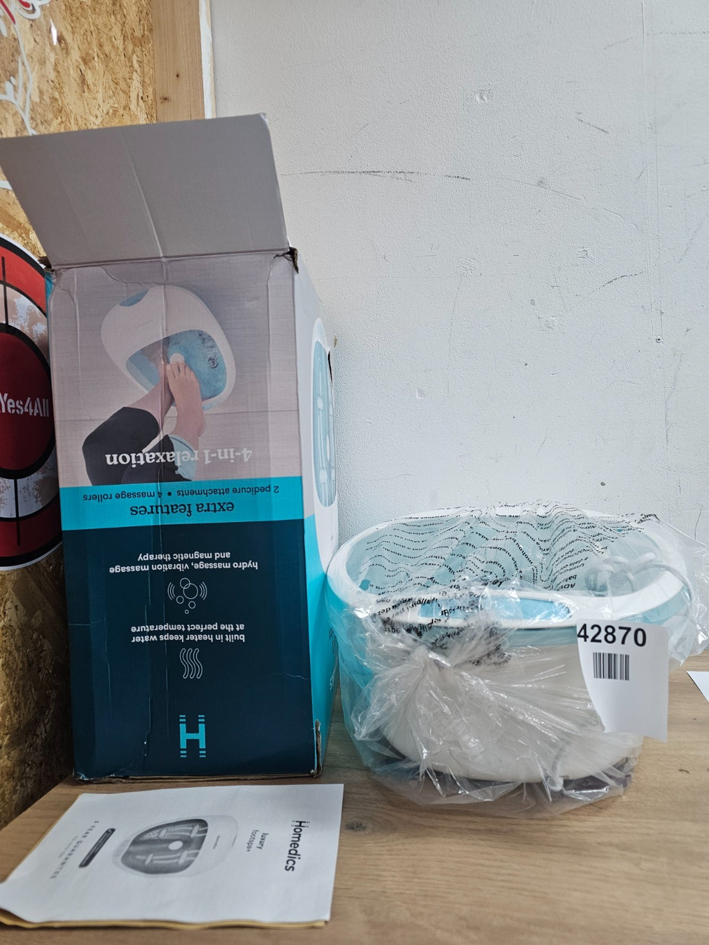HoMedics Luxury Foot Spa with Heater