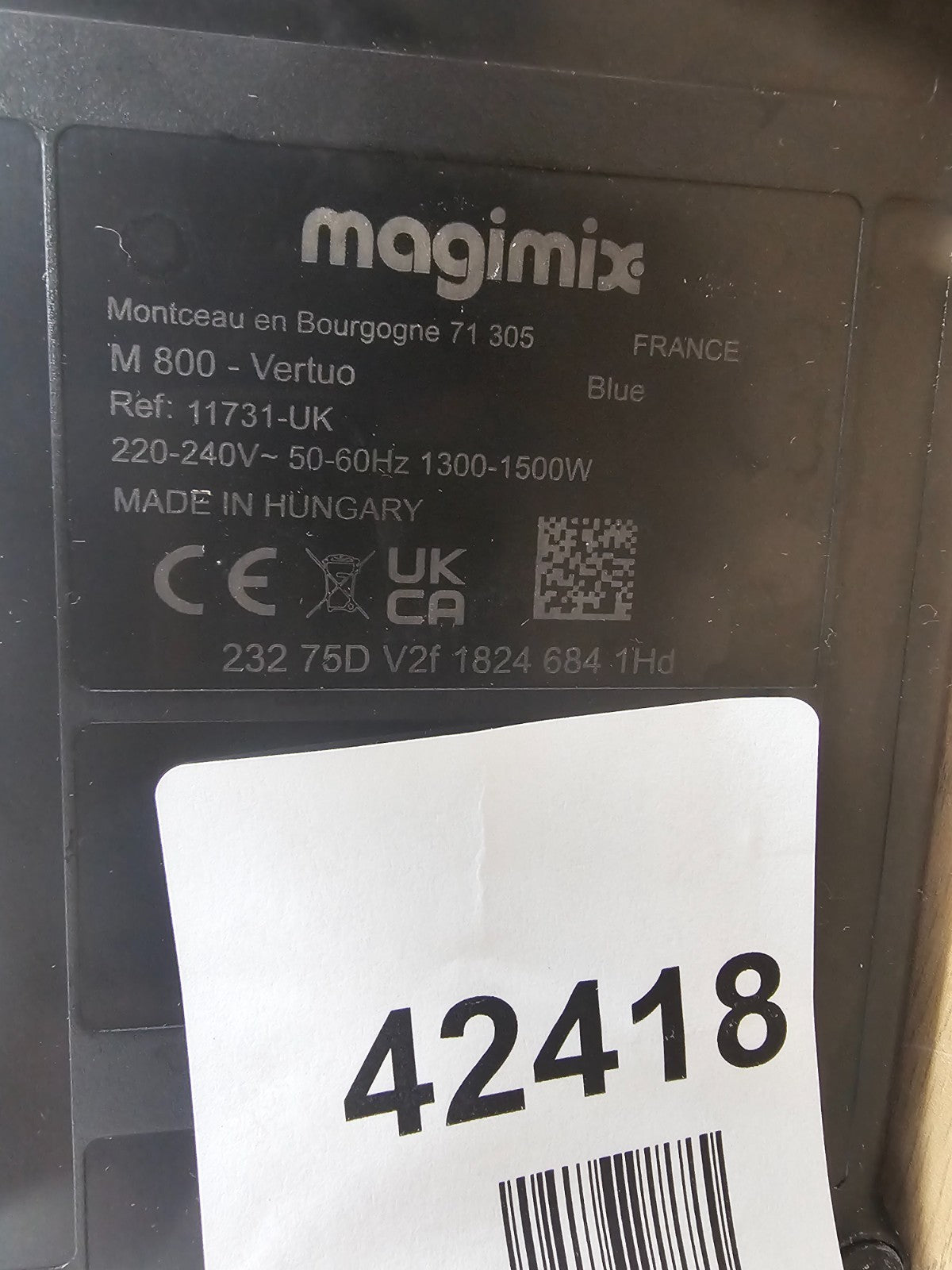Magimix Nespresso Vertuo Pod Coffee Machine