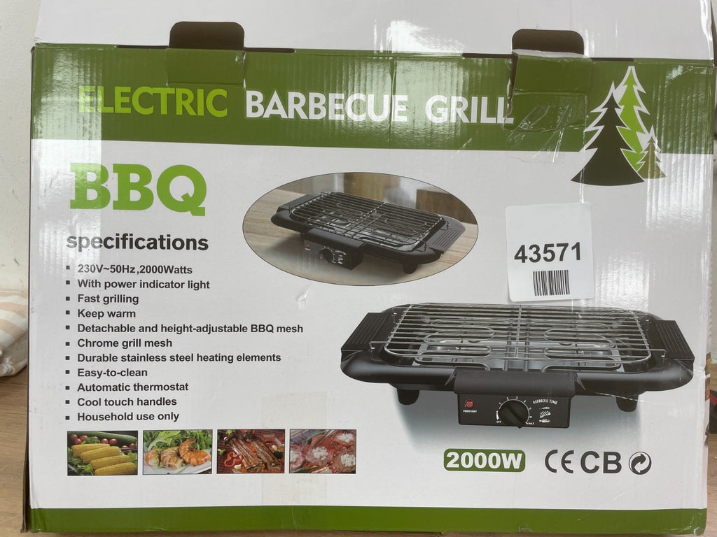 Electric BBQ Grill Home Non Stick Smokeless Barbecue Plate