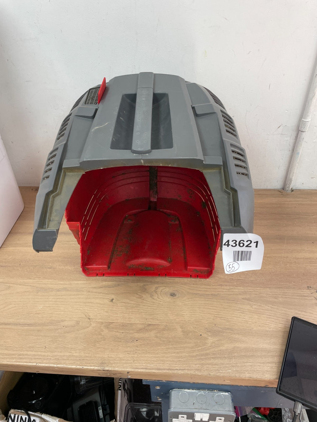GE-CM 43 Li M Battery Lawn Mower, Red/Black GRASSBOX REPLACEMENT JUST TWO PARTS — New (other) (photo 3)