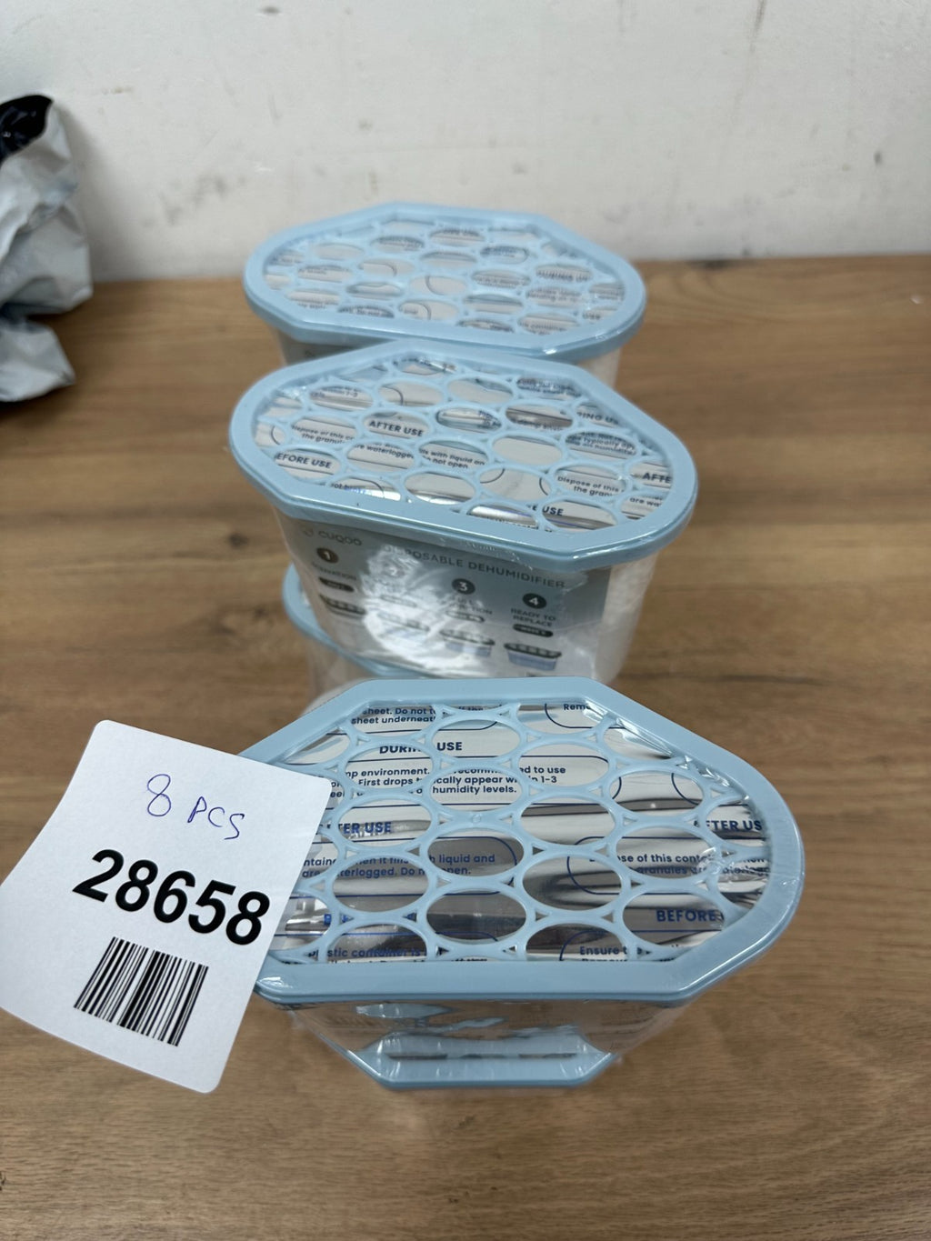 CUQOO Disposable Moisture Dehumidifier Interior Damp Absorber For Home 8 pieces