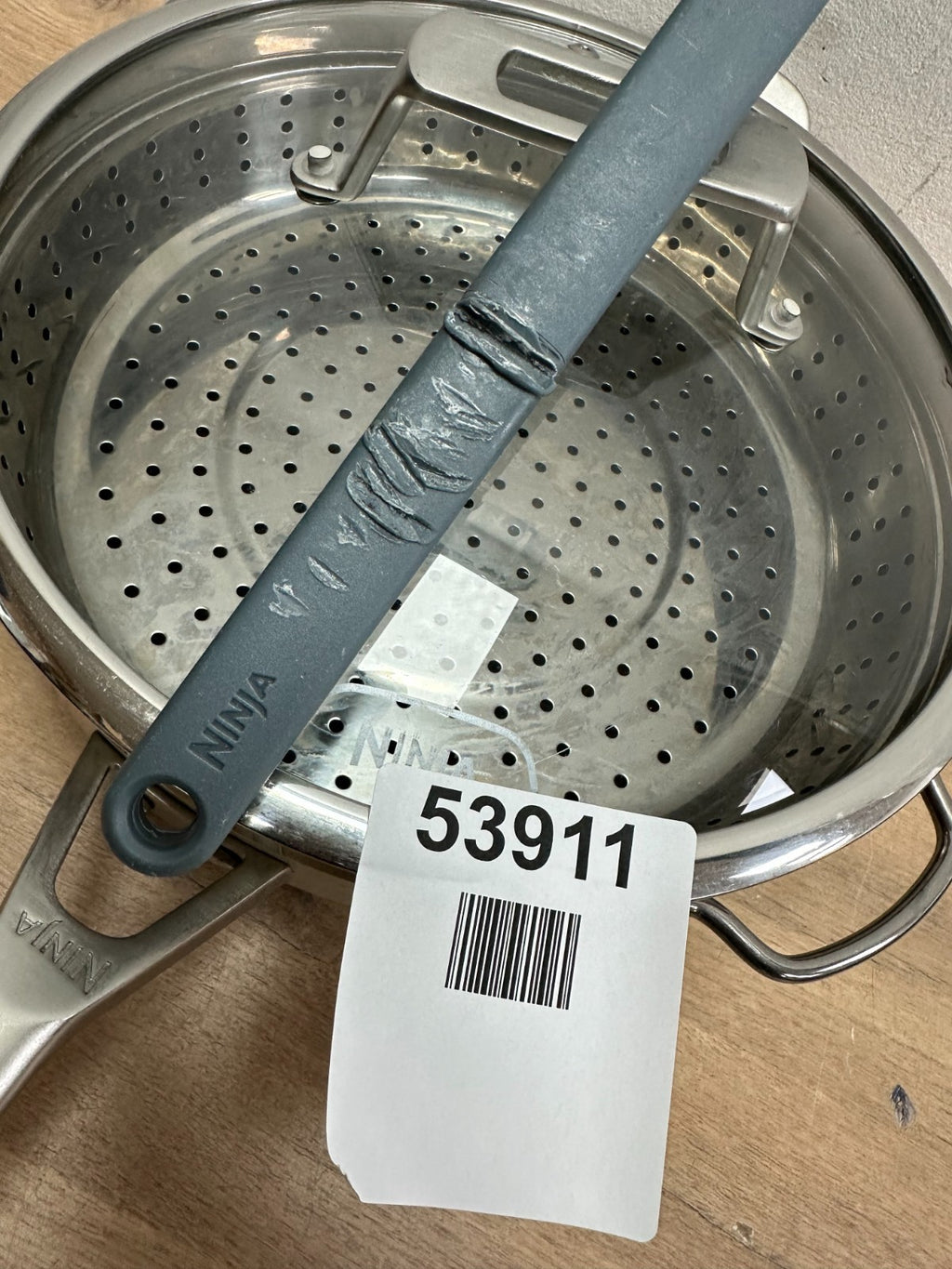 Ninja Foodi NeverStick 4 Quart Pan with Lid, Strainer, & Spatula, Oven Safe