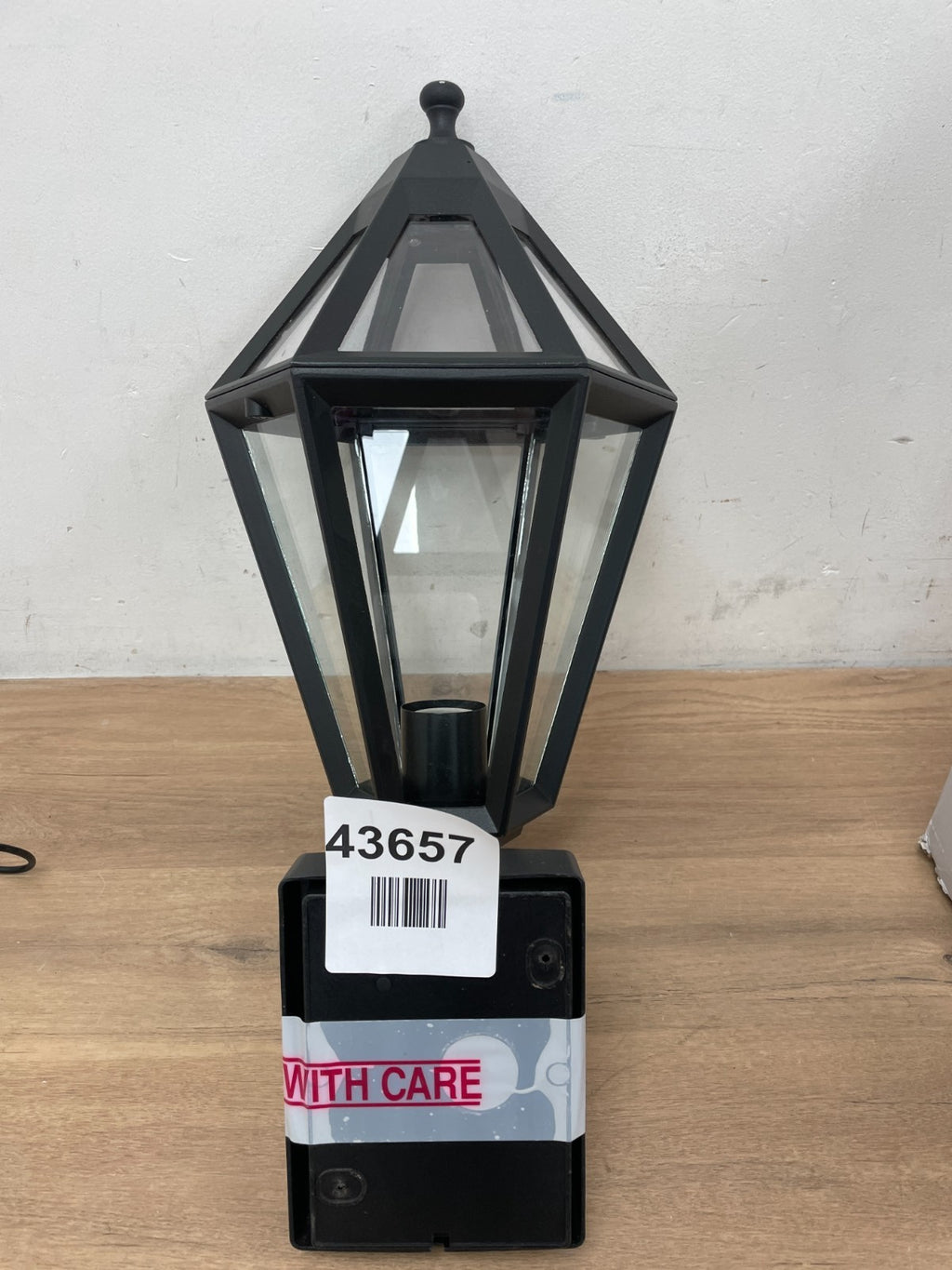 GoodHome Radley Fixed Matt Black Mains-powered Outdoor Up Wall light — New (other) (photo 3)