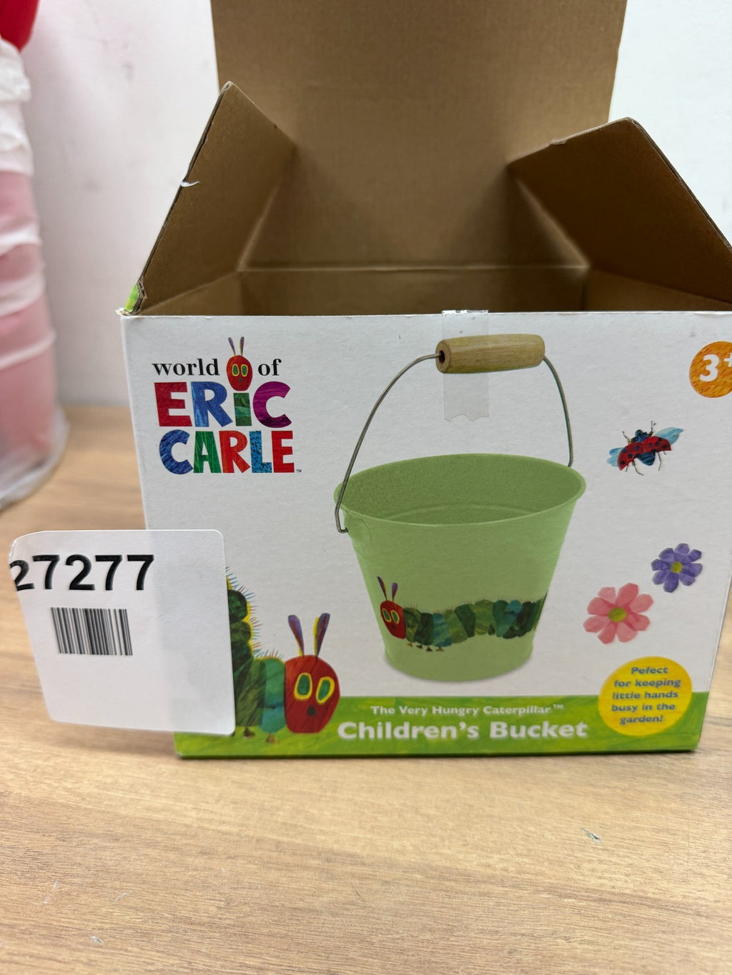 Eric carleThe Very Hungry Caterpillar Children's Metal Bucket