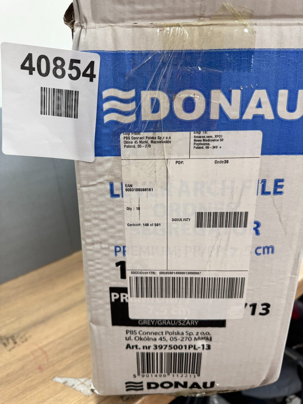 DONAU lever arch file ordner segregator 10 pcs set