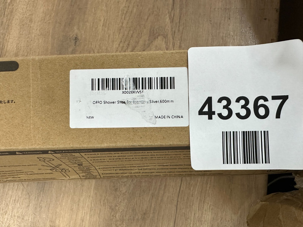 OFFO shower slide box economy silver 600mm