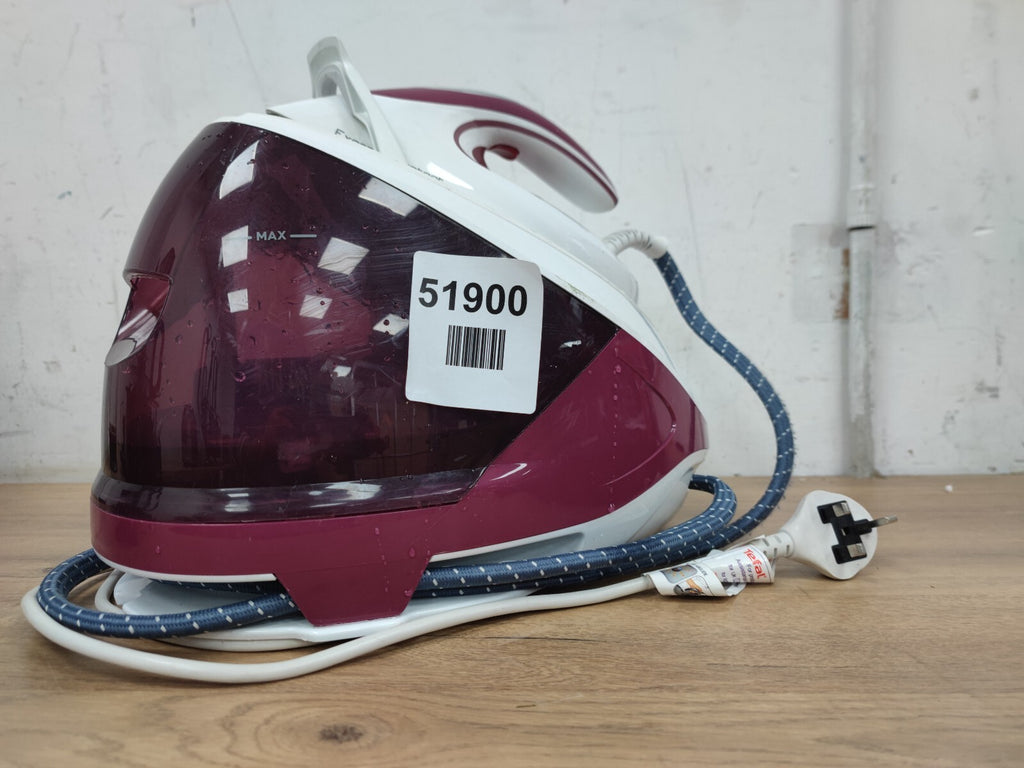Tefal Express Protect SV9201 Steam Generator Iron - White & Burgundy