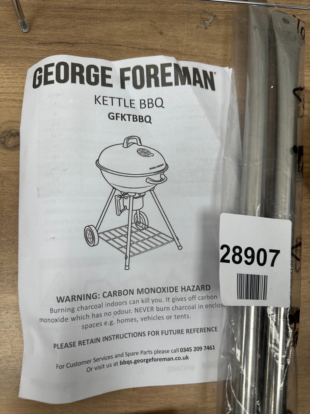 George Foreman GFKTBBQ Kettle Barbeque — New (other) (photo 11)
