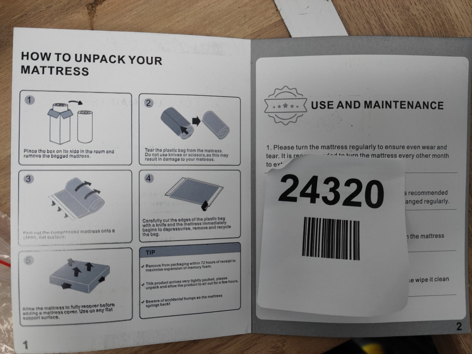 Mattress UK TW01