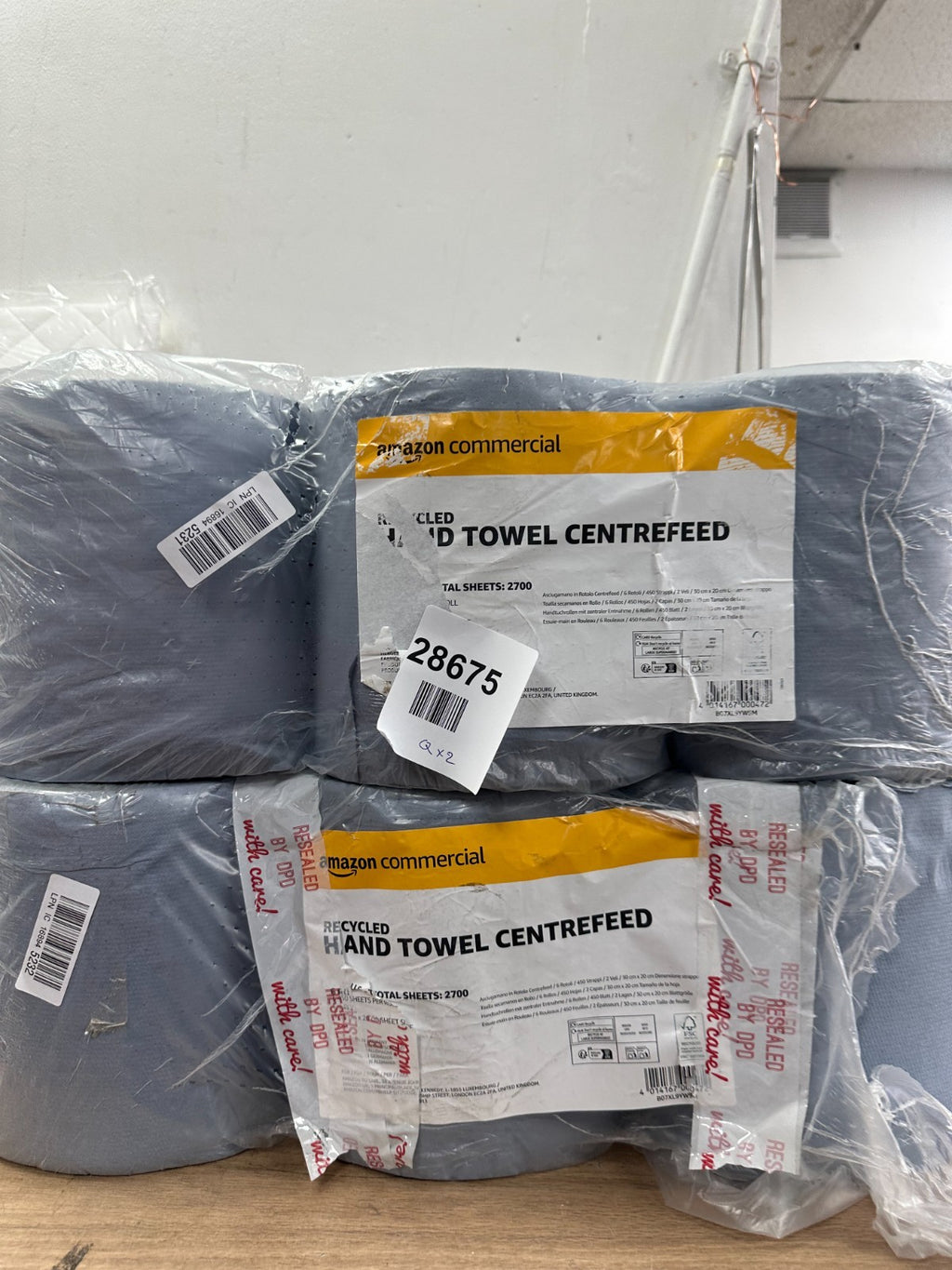 Amazon commercial hand towel v-fold pure cellulose