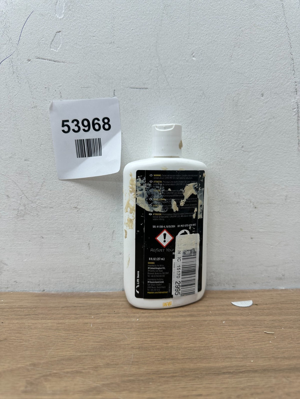 Meguiars Perfect Clarity Glass Polishing Compound G8408EU, 8 oz (236 ml)