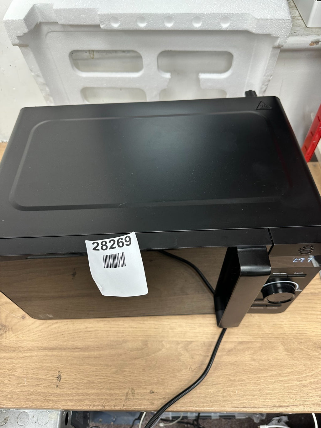 Swan Stealth 20L LED Digital Microwave -(SM22037LBLKN) - Read Description — New (other) (photo 3)