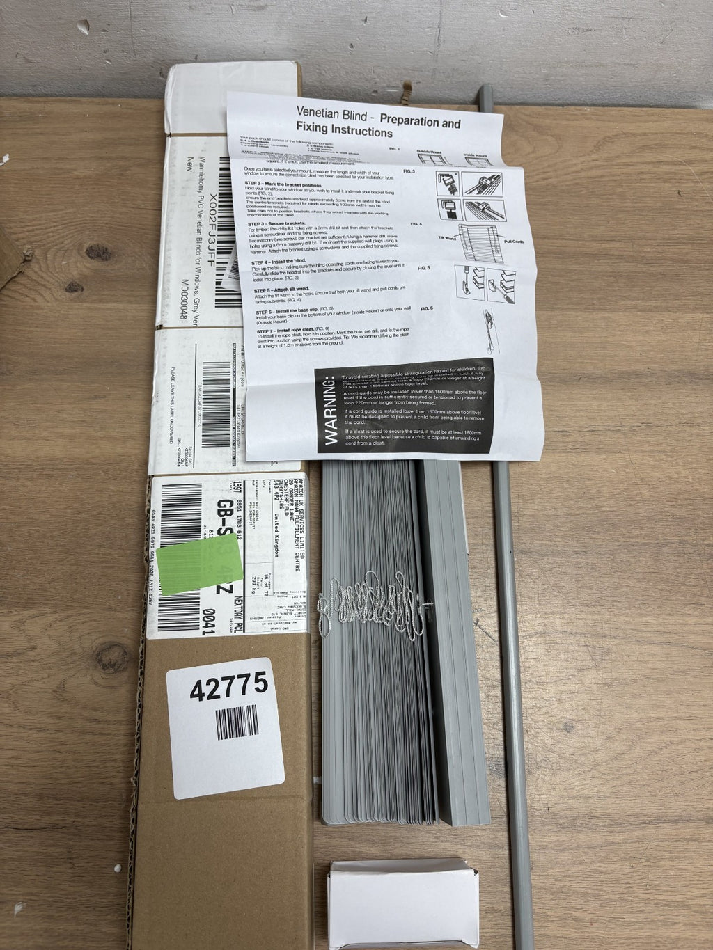 Warmiehomy PVC Venetian Blinds for Windows