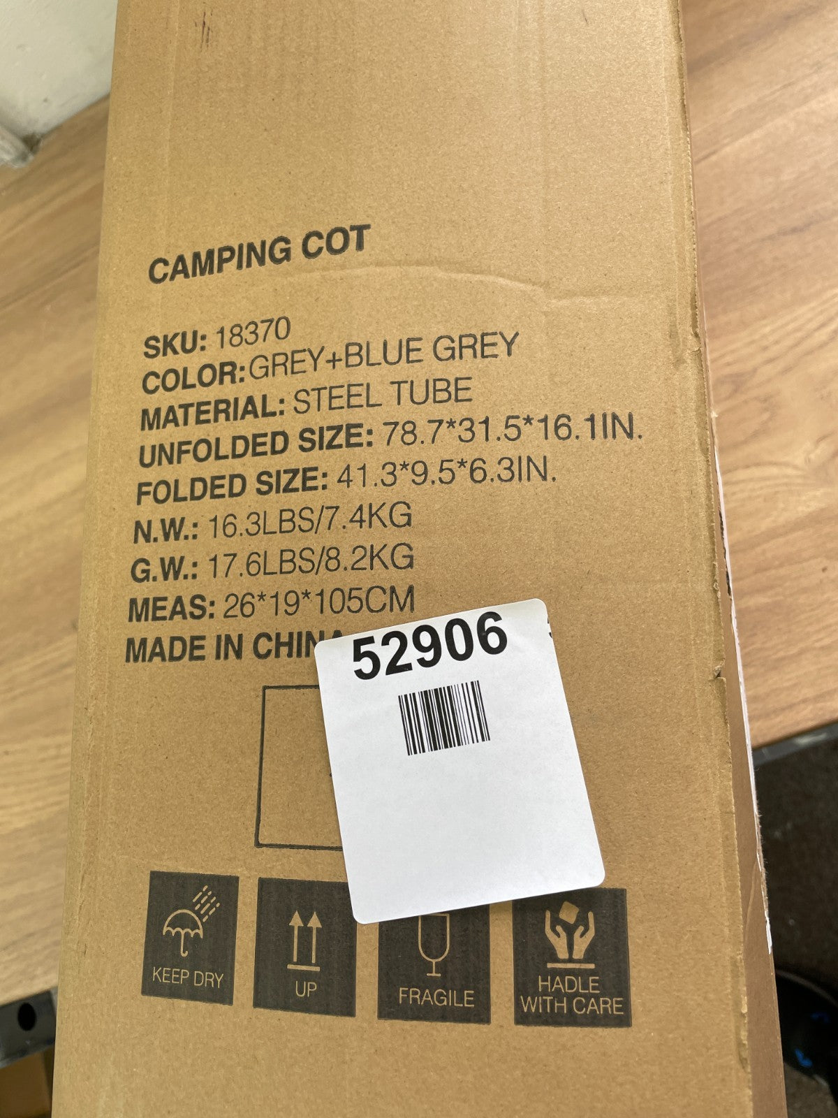 Camping cot 18370
