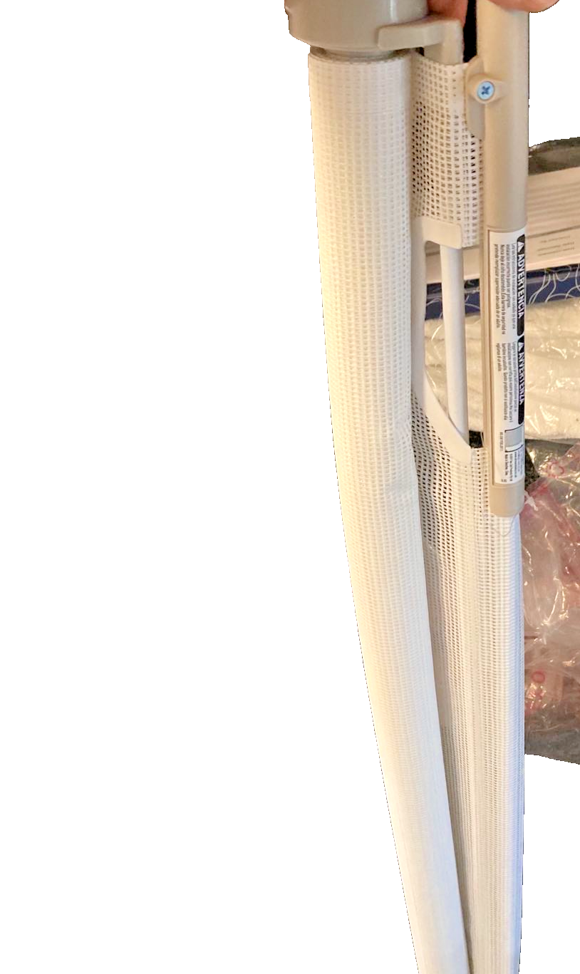 Dream baby retractable gate white G8201BB - Read Description