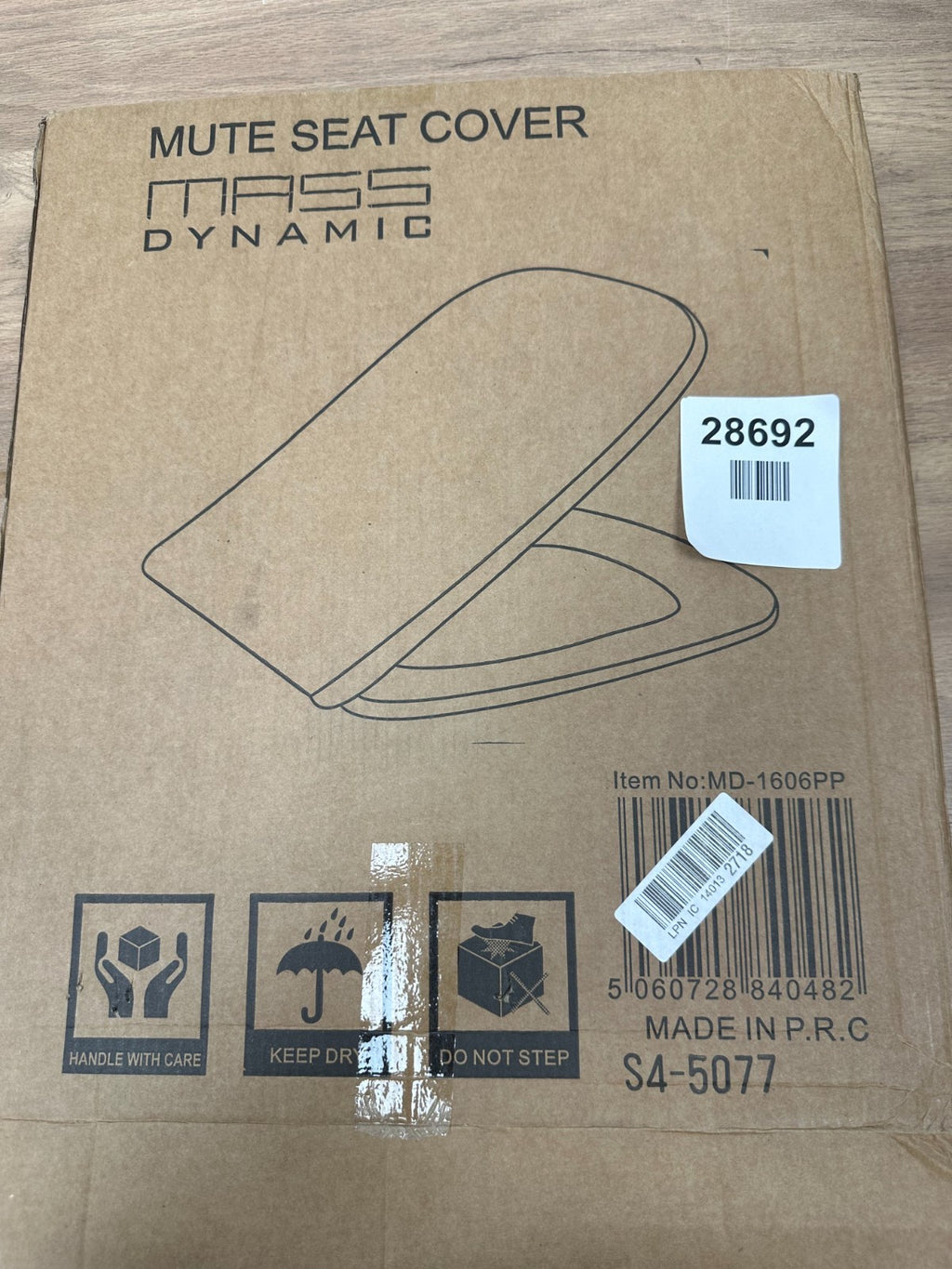 Mass dynamic mute toilet seat cover soft touch