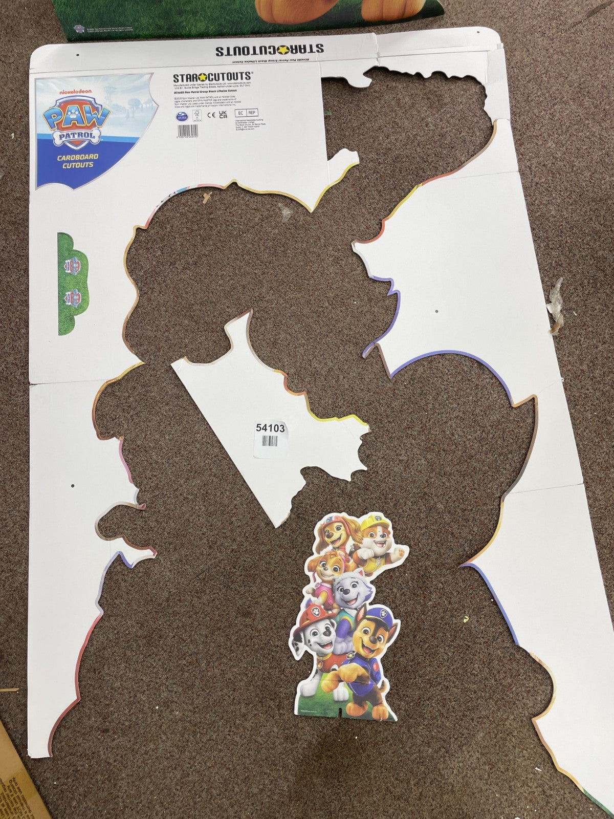 Paw Patrol Group Shot Lifesize Cardboard Cutout — Used (photo 4)