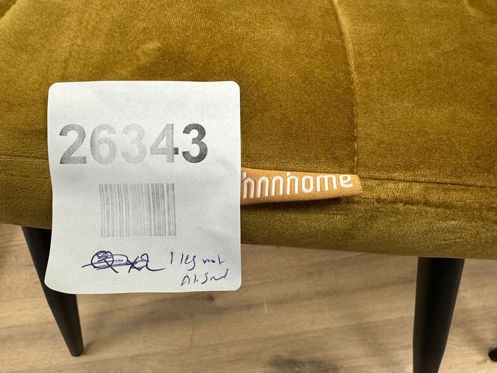 DUHOME Dining Chairs Set, Velvet Kitchen Chair Upholstered Chair Retro Design wi