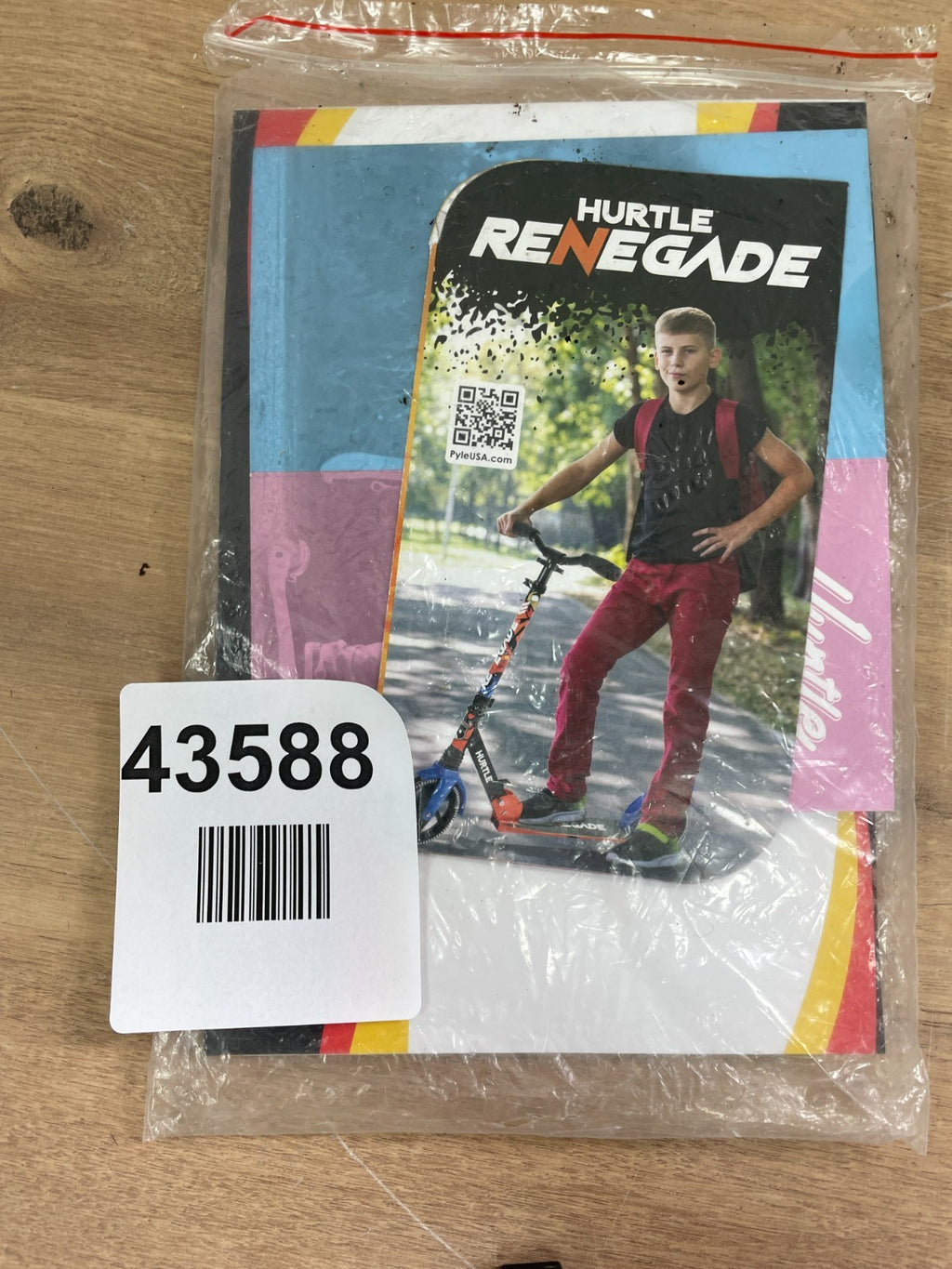 Hurtle Renegade Kick Scooter for Kids, Teenagers & Adults - 2-Wheel