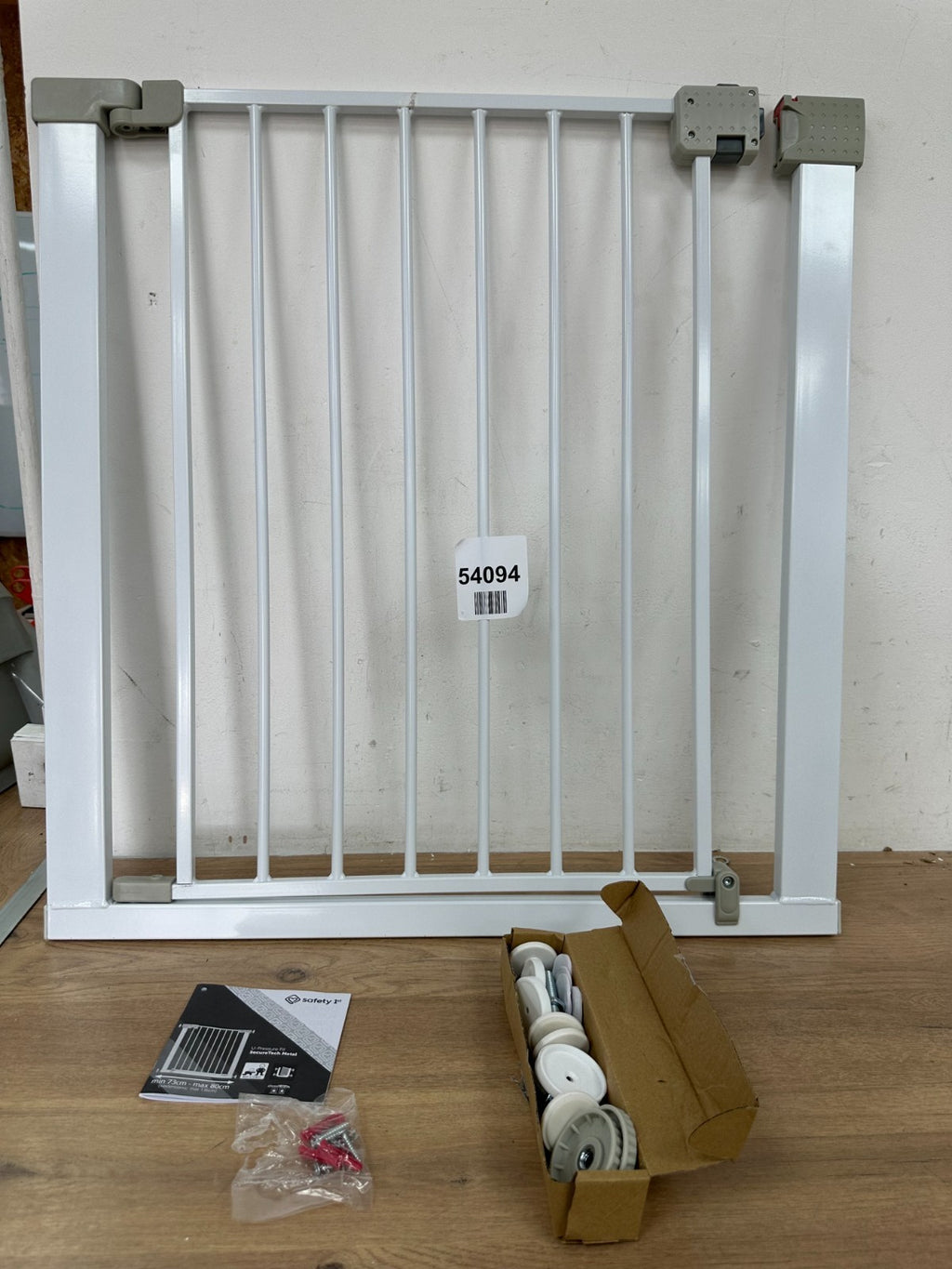 Safety 1st Quick Close+ Baby Stair Gate U-Pressure Fit (min 73 - max 80cm) — Used (photo 2)